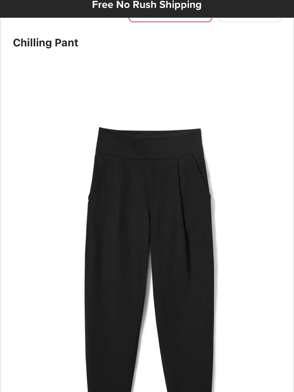 CAbi Black Chilling Pant - Cropped Ankle Taper